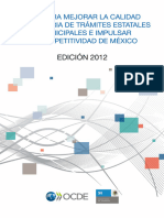 OCDE (2012). Guiamejoratramitesestatalesymunicipales
