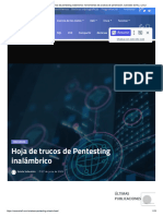 Hoja de Referencia de Ppentesting Inalámbrico - Herramientas de Pruebas de Penetración, Tutoriales de ML y Linux