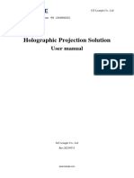 User Manual of Holographic Projection Solution - En-Rev.20230401