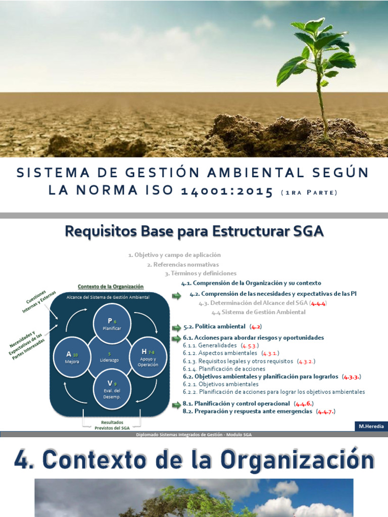 Gestión Ambiental ISO 14001:2015 | PDF | Residuos | Entorno natural