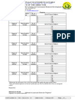 CLAMDev List of Advisers Sections Subjects F2F Exam