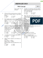 Mole Concept - DPP 10 (Of Lec 14) PDF