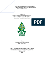 Internalisasi Nilai-Nilai Religiusitas Dan Kedisiplinan Siswa Di SMK Negeri Jawa Tengah Kota Semarang