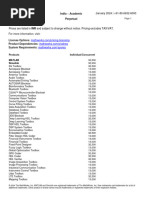 Matlab Price List | PDF | Matlab | System On A Chip