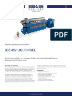 B33:45V Liquid Fuel: Medium-Speed Power Generation