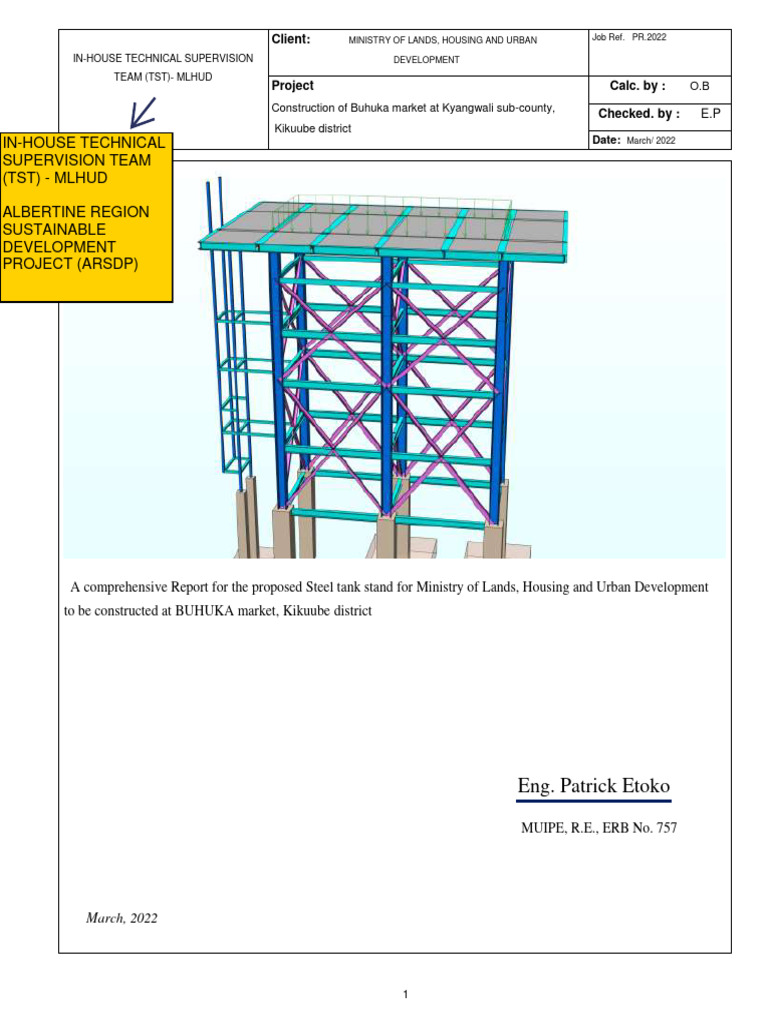 Tank Support Design Report-Buhuka 05032022 - Reviewed | Download Free ...
