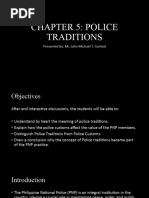 CHAPTER 5 Police Traditions