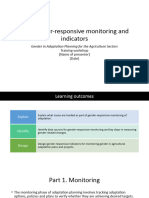 Unit 5.1 - Gender-Responsive Monitoring and Indicators