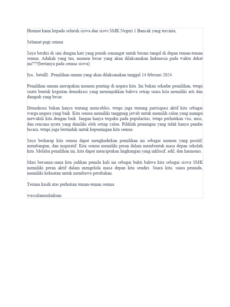 Lenin membacakan pidato politik di depan massa