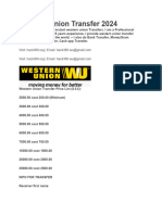 Western Union Transfer & Software 2024