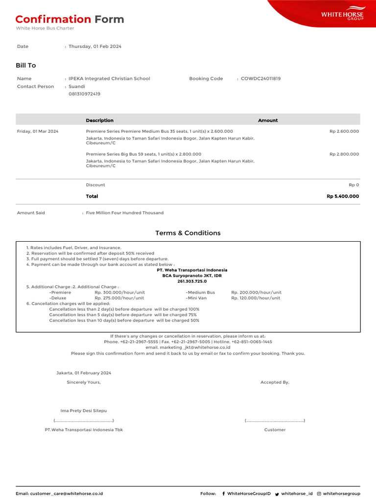Confirmation Form - 0124054941 | PDF | Economies | Money