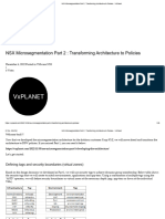 NSX Microsegmentation Part 2 - Transforming Architecture To Policies - VxPlanet