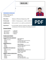 Resume - Welding Inspector