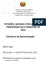 Apresentação Peticoes II SEM 2021 Sessao Do CEP