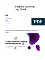 Explain Machine Learning Model Using SHAP