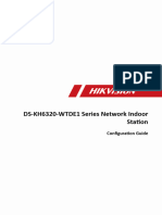 UD28082B A - DS KH6320 WTDE1 Series Network Indoor Station - Configuration Guide - V1.1 - 20230214