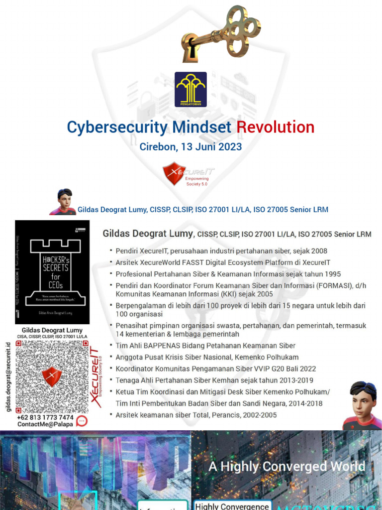 Materi Cybersecurity Mindset Revolution | PDF