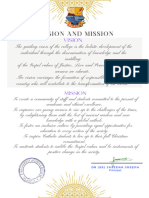 PWC Mission and Vision 1