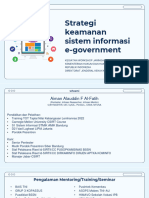 Materi Strategi Keamanan Sistem Informasi E-Government