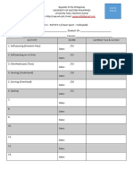 Scoresheet in PE 411