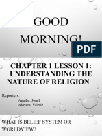 Lesson 1 - Understanding The Nature of Our Religion - Re121