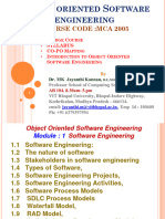 Chapter 1 Object Oriented Software Engineering and System Design