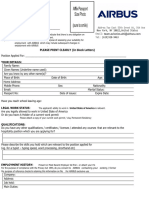 Employment Applicatiin Form