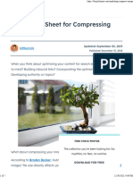 Your Cheat-Sheet For Compressing Images