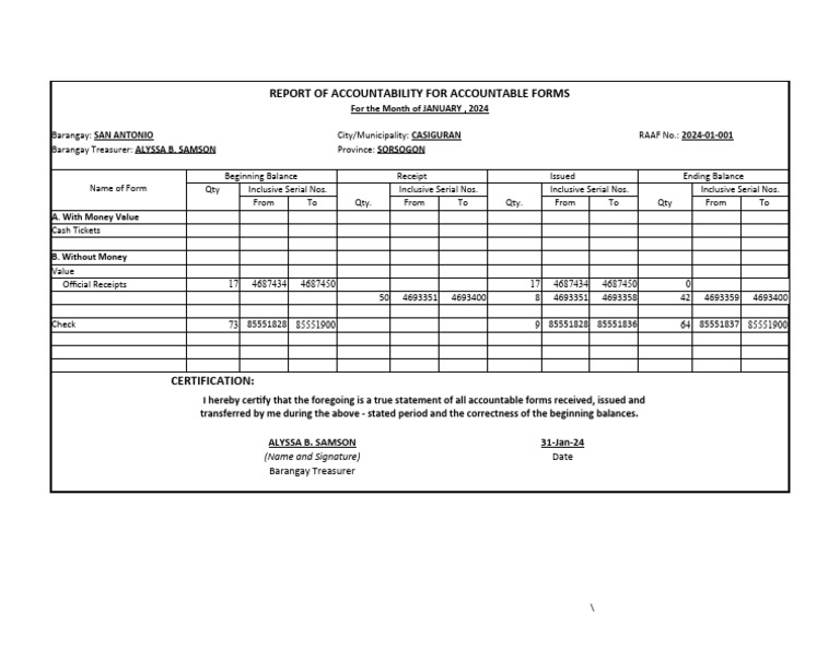 January 2024 Accountability Report | PDF