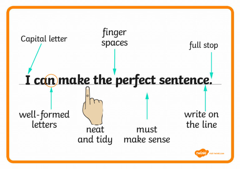 Sentence Display Poster PDF