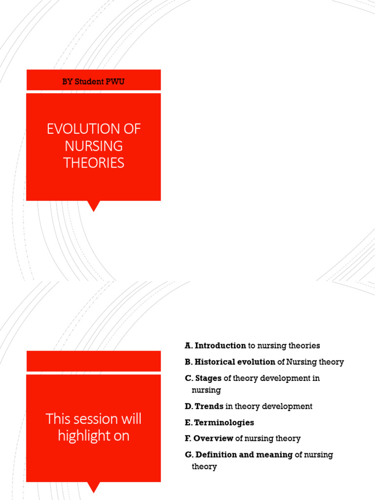 Evolution of Nursing Theories Overview | PDF | Theory | Conceptual Model