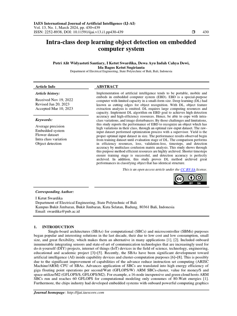 Intra-Class Object Detection on EBD | PDF | Machine Learning ...