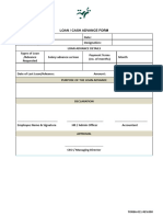 TORBA-011 HRForm - Loan Cash Advance