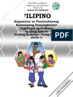 Filipino4 Q3 W1 A1 Pagbibigay NG Hakbang Sa Isang Gawain FINAL