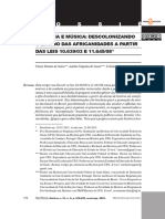 História e Música Descolonizando o Ensino Das Africanidades e As Leis - SOUSA e NICOLINI