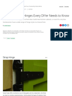 10 Types of Hinges Every DIYer Needs To Know