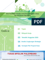 Presentasi Rencana Kerj BPSIP Palembang LH 2023