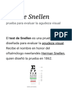 Test de Snellen - Wikipedia, La Enciclopedia Libre