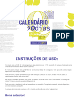 Calendário 90 Dias - OAB 40