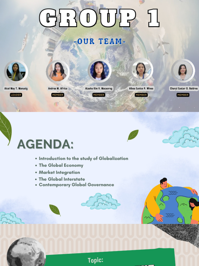 Group 1 Contemporary World Globalization Pdf Globalization World