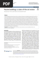 Passive Buildings A State-Of-The-Art Review