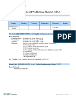 2223 Level I English Exam Related Materials T2 Wk7 - GULF