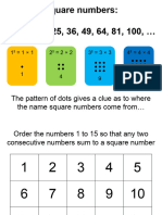 1 Square Numbers