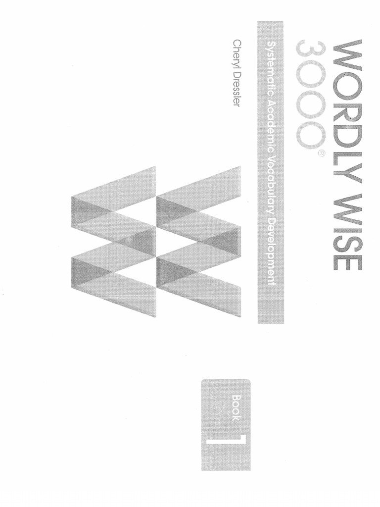 Dokumen Pub Wordly Wise 3000 Book 1 Systematic Sequential Vocabulary