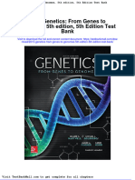 Full 2015 Genetics From Genes To Genomes 5Th Edition 5Th Edition Test Bank PDF Docx Full Chapter Chapter