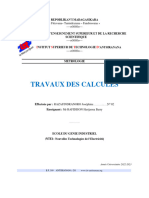 Exercice de Calcule Metrologie PDF