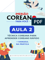 Imersao Coreano para Voce - Materal Da Aula 2