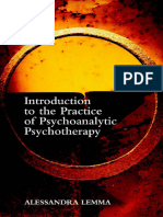 1 Introduction To The Practice of Psychoanalytic Psychotherapy1