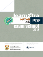 Learn Xtra Exam School 2012 Maths P2 Learner Guide