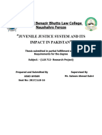 Impact of Juvenile Justice System in Pakistan (Naveed Sharif Thesis 2k19-61 Final)